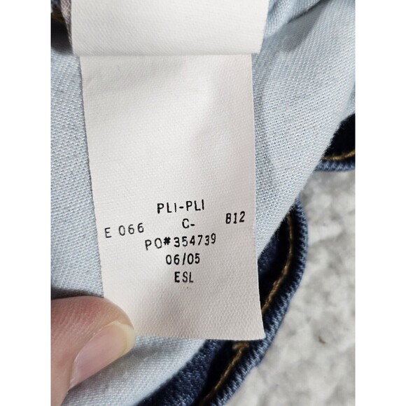 Vintage Tommy Jeans Womens 9R Blue Faded Denim Boot Cut Low Rise Rodeo Western - Picture 9 of 9